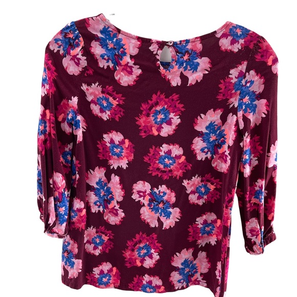 Crazy 8 Floral Long Sleeve Blouse Girls XL 14 - Picture 8 of 8